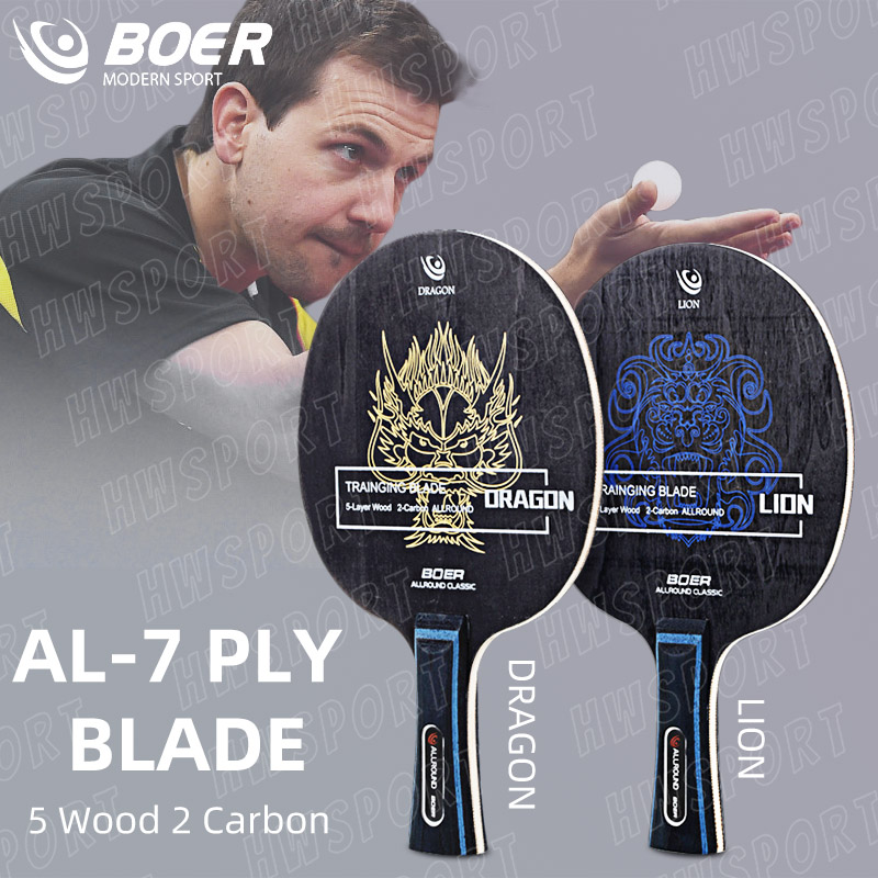 Table Tennis Zhang Jike - BOER LION DRAGON lame de Tennis