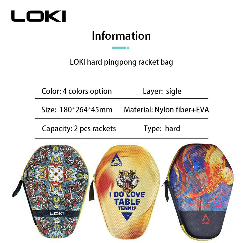 LOpastel-Sac de raquette de te - Table Tennis Loki avis et prix